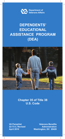 Dependents Educational Assistance Program (DEA)