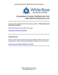 Universities of Leeds, Sheffield and York http://eprints.whiterose.ac.uk/