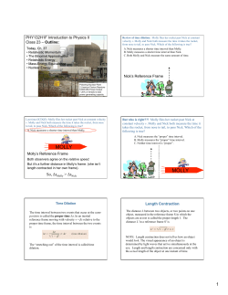 MOLLY MOLLY - University of Toronto Physics