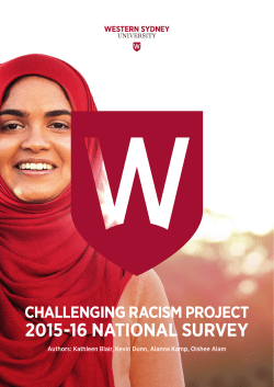 online survey - Western Sydney University
