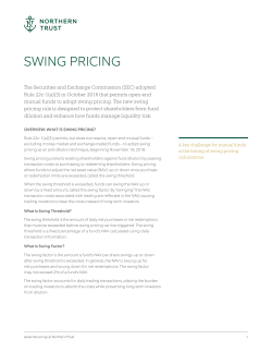 Swing Pricing - Northern Trust