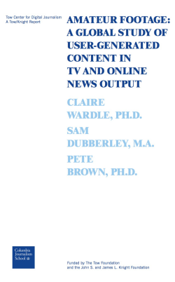 A Global Study of User-Generated Content in TV and Online News