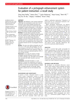Evaluation of a pictograph enhancement system for patient instruction