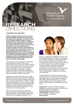 I say bears, you say beers - Western Sydney University