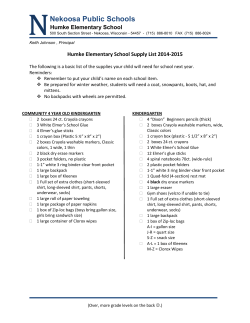 Nekoosa Public Schools - School District of Nekoosa