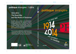 politique &eacute;trang&egrave;re