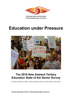 Education under Pressure