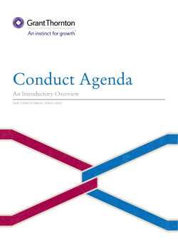 Conduct Agenda - Grant Thornton Thinking