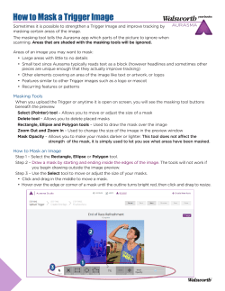 How to Mask a Trigger Image
