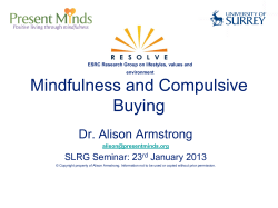 Mindfulness and Compulsive Buying