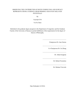 OBSERVING THE CONTRIBUTION OF BOTH UNDERLYING AND