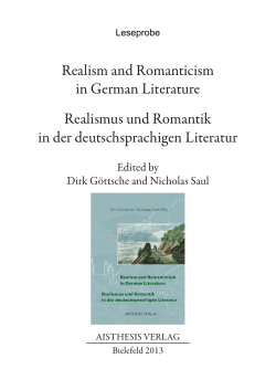Realism and Romanticism in German Literature