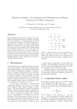 Pipelined Addition, Accumulation and - TWiki