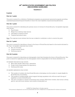 Sample Responses Q2 - AP Central