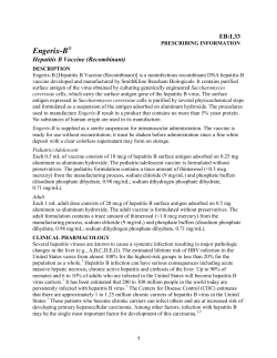 Engerix-B (Hepatitis B Vaccine [Recombinant])