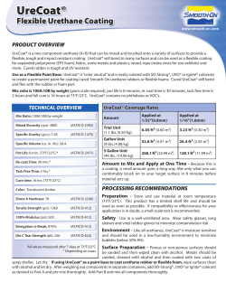 Flexible Urethane Coating - Smooth-On
