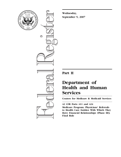 72 Fed Reg 51012 51014 (Sept 2007 Final Rule Stark)