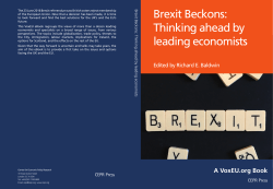 Brexit Beckons - Graduate Institute Repository