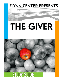 The Giver - Flynn Center for the Performing Arts