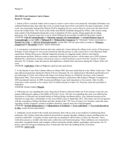 Packet 9 - Quizbowl Packet Archive