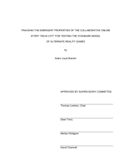 tracking the emergent properties of the collaborative