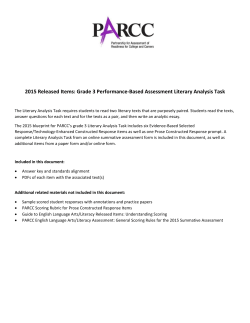 Literary Analysis Task