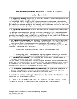 Michigan State University, Educational Technology Programs http