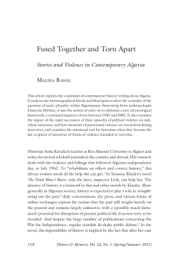 Fused Together and Torn Apart - Melbern G. Glasscock Center for