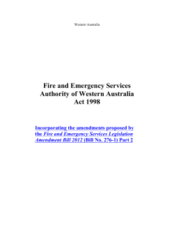 the Speech BB276-1 - Parliament of Western Australia