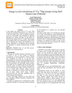 Energy Levels Calculations of 41Ca, Mg Isotopes Using Shell Model