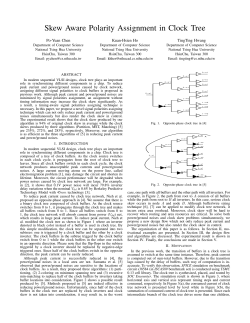 Skew Aware Polarity Assignment in Clock Tree