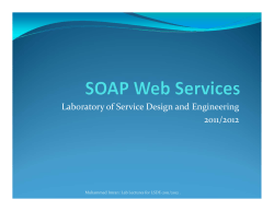 SOAP Web Services Part-1