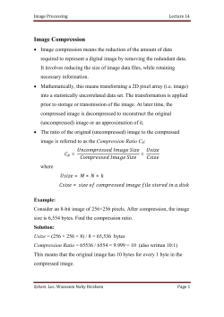 Image Compression
