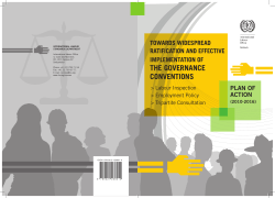 the governance conventions - AP-IRNet