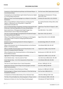 disclosing solutions