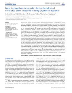 Mapping symbols to sounds: electrophysiological