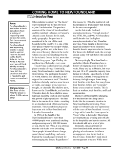 Coming Home to Newfoundland