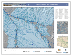 Tucson Washes and Watersheds Map