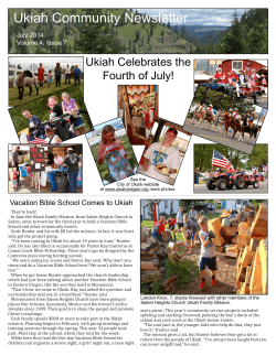 July 2014 - Ukiah, Oregon