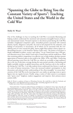 Spanning the Globe to Bring You the Constant