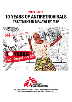 10 years OF antiretrOvirals