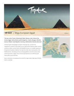 49 DAY | Mega European Egypt
