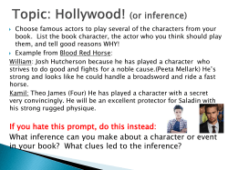 If you hate this prompt, do this instead: What inference can you make