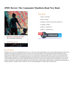 Review The Communist Manifesto Read New