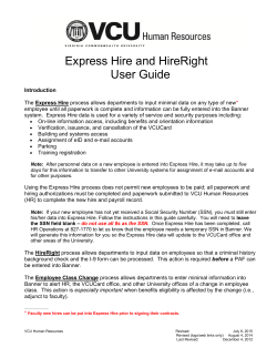 Express Hire and HireRight