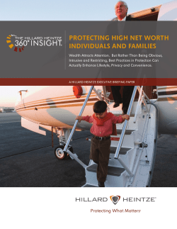 protecting high net worth individuals and families