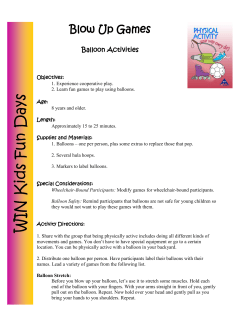 Blow Up Games - University of Wyoming