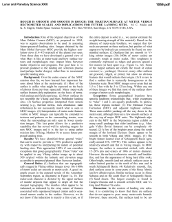 rough is smooth and smooth is rough: the martian surface at meter