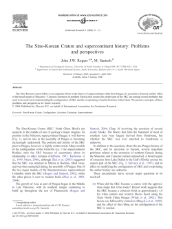 The Sino-Korean Craton and supercontinent history: Problems and