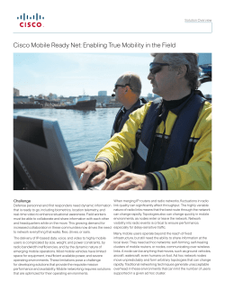 Cisco Mobile Ready Net: Enabling True Mobility in the Field